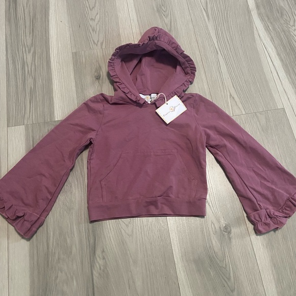Girls Oopsie Daisy Pink Hoodie Size 5 - Picture 1 of 6